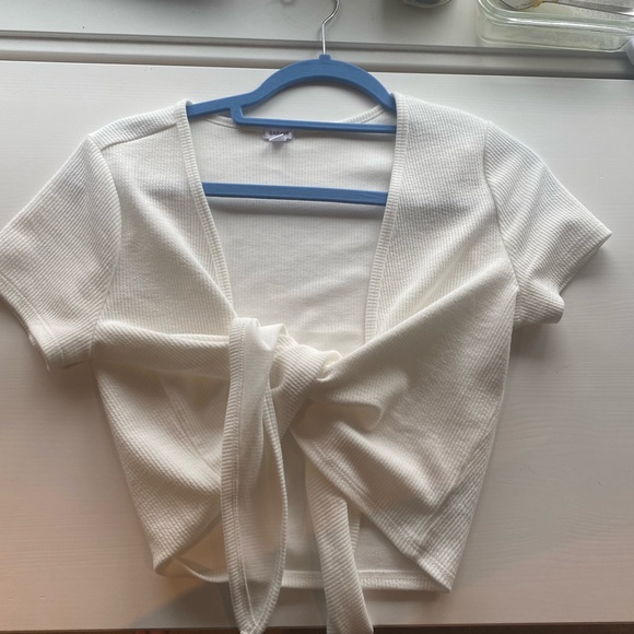 Garage tie front tee - Picture 4 of 4